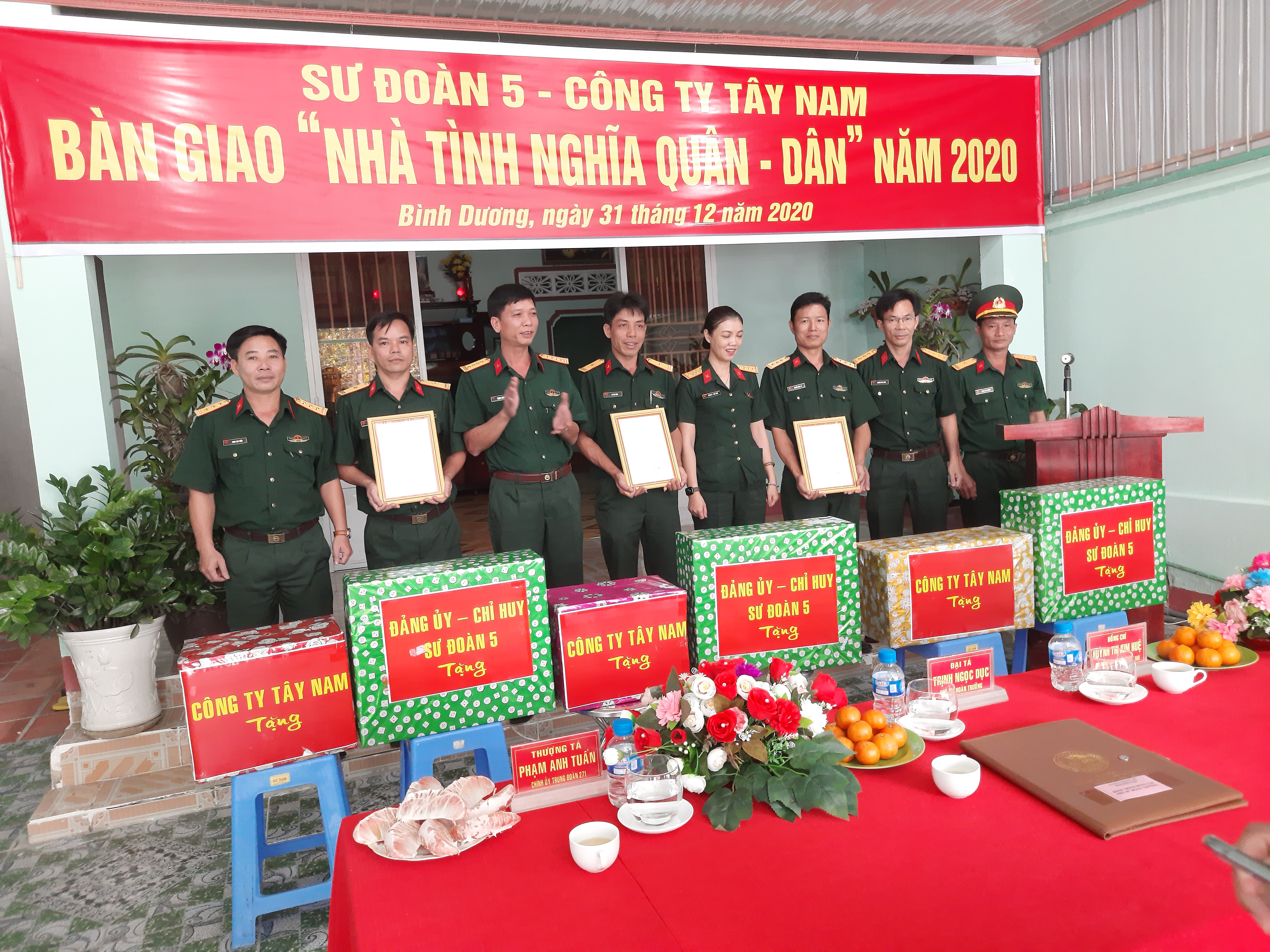 Căn nhà ấm tình quân dân